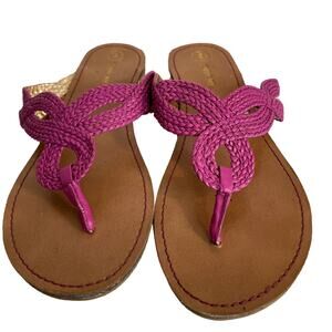 SKU 1491 Cherokee Women's Sandals Purple and Gold Size 5